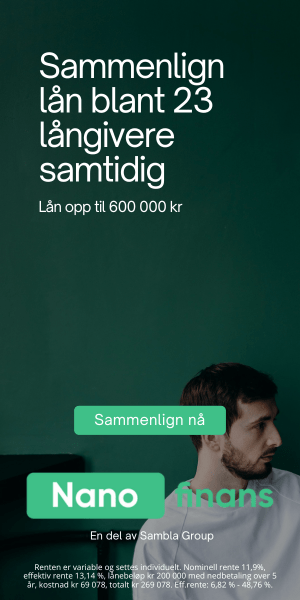 Sammenlign lån med Nano Finans